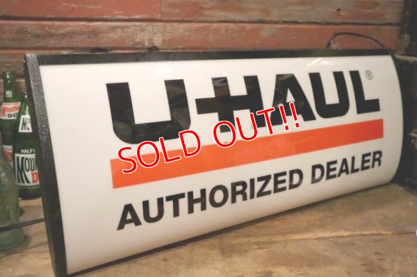 画像4: dp-240911-73 U-HAUL / 2000's W-sided Lighttig sign