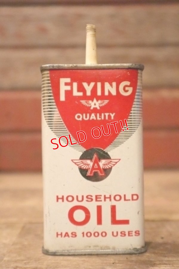 画像1: dp-241106-08 Tidewater Oil Company / FLYING A HOUSEHOLD OIL Can