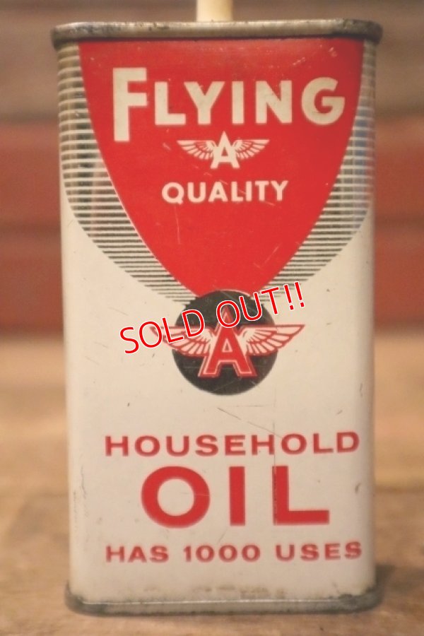 画像2: dp-241106-08 Tidewater Oil Company / FLYING A HOUSEHOLD OIL Can