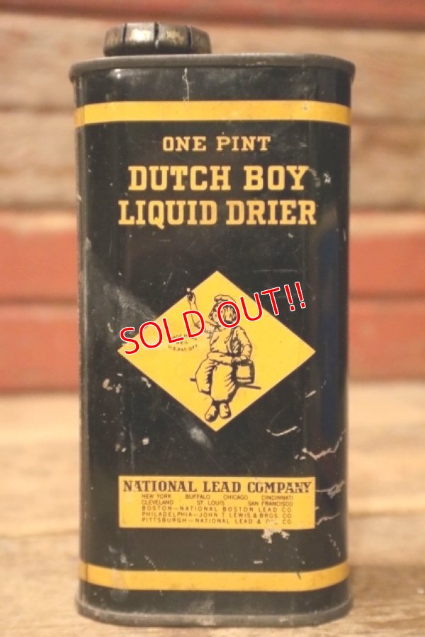 画像3: dp-241106-21 Dutch Boy Paint 1940's-1950's LIQUID DRIER ONE PINT Can