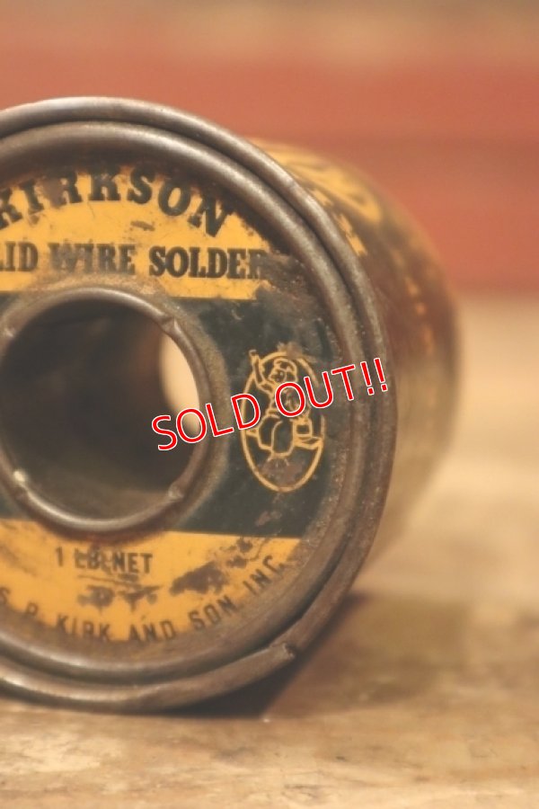 画像7: dp-240911-90 KIRKSON / 1960's solid Wire Solder