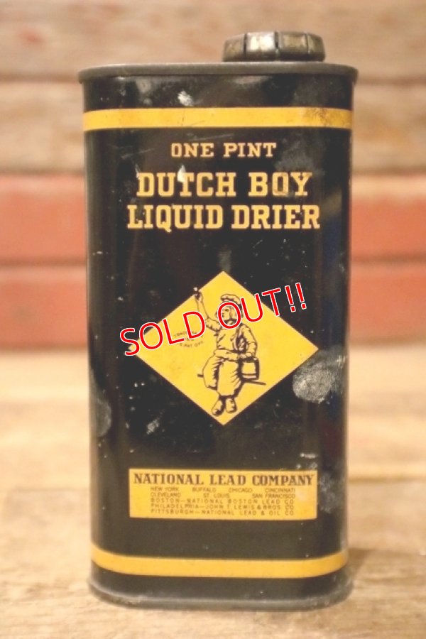 画像1: dp-241106-21 Dutch Boy Paint 1940's-1950's LIQUID DRIER ONE PINT Can