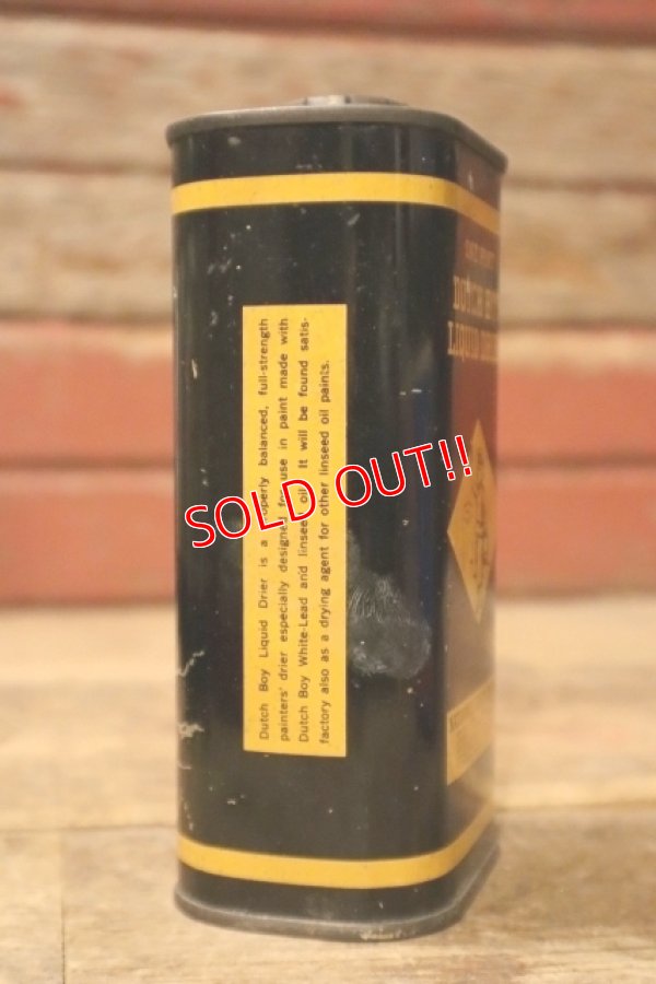 画像5: dp-241106-21 Dutch Boy Paint 1940's-1950's LIQUID DRIER ONE PINT Can