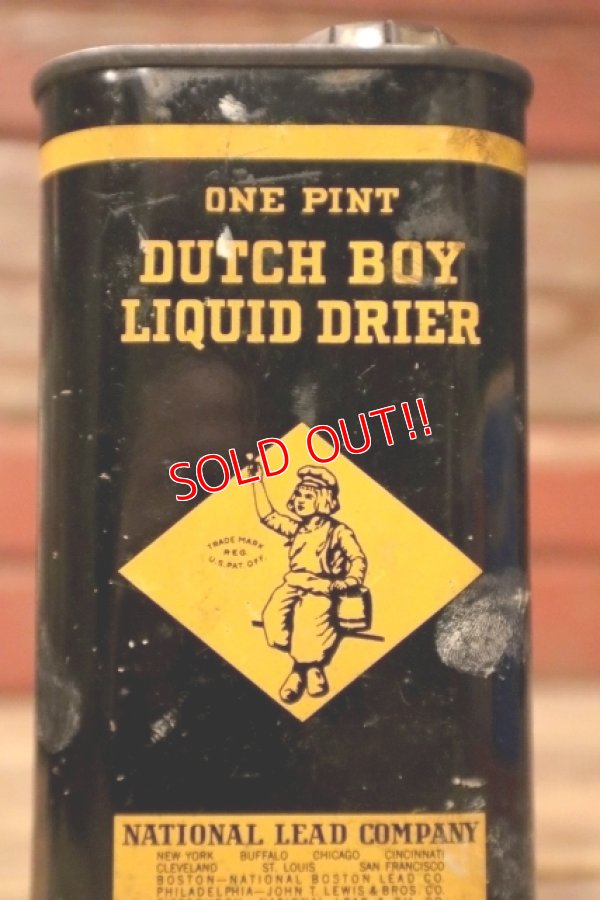 画像2: dp-241106-21 Dutch Boy Paint 1940's-1950's LIQUID DRIER ONE PINT Can
