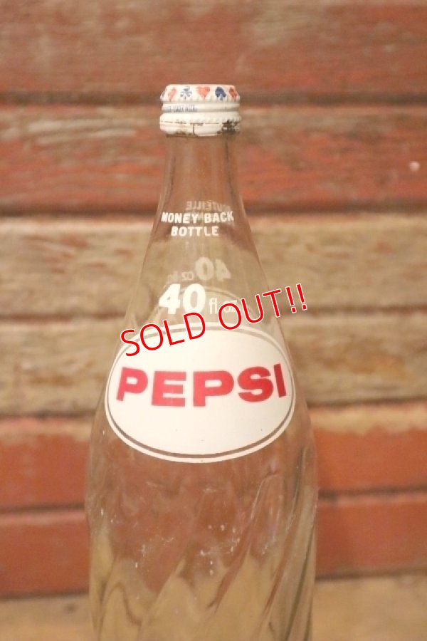 画像3: dk-072 PEPSI COLA / 1970's 40 FL.OZ. Bottle