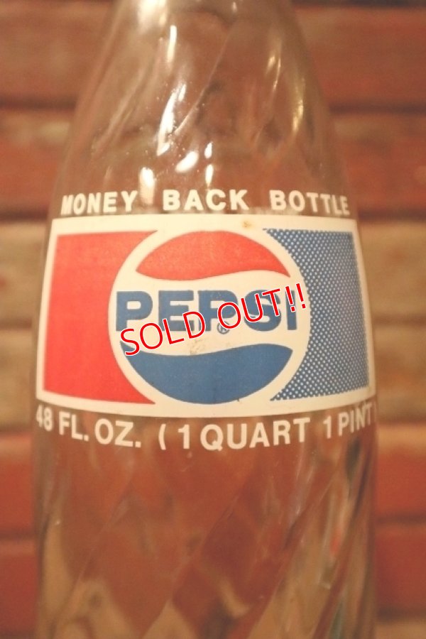 画像2: dk-074 PEPSI COLA / 1980's 48 FL.OZ. Bottle