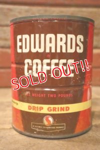 dp-241106-47 EDWARDS COFFEE / Vintage Tin Can