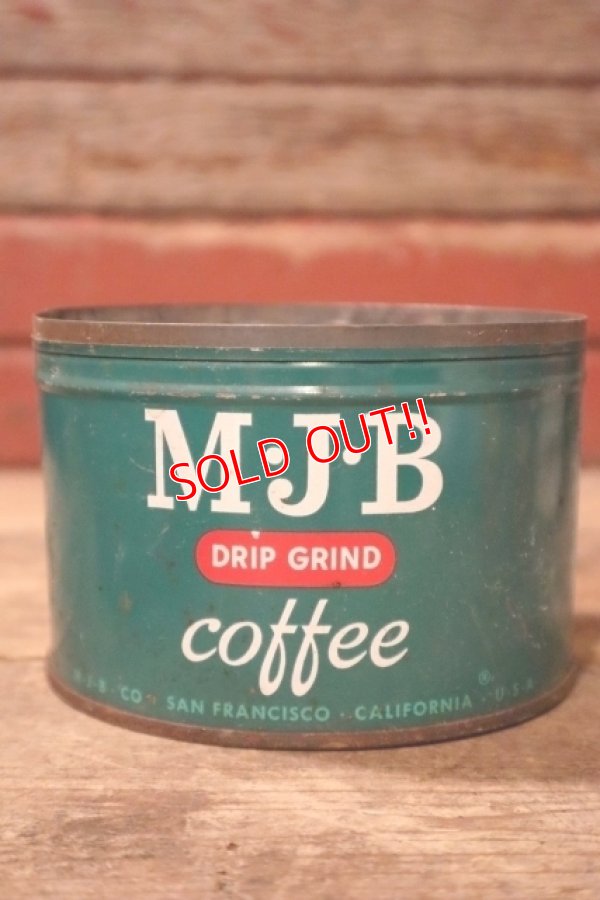 画像1: dp-241106-36 M.J.B COFFEE / Vintage Tin Can