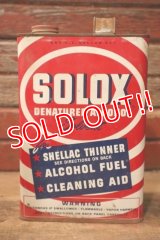 dp-241106-18 U.S. INDUSTRIAL CHEMICALS CO. / SOLOX DENATURED ALCOHOL CAN