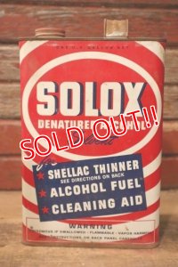 dp-241106-18 U.S. INDUSTRIAL CHEMICALS CO. / SOLOX DENATURED ALCOHOL CAN