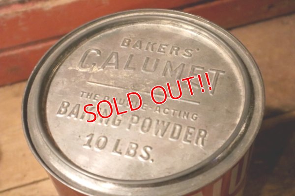 画像6: dp-241106-12 CALUMET BAKING POWDER / 1960's 10 LBS. CAN