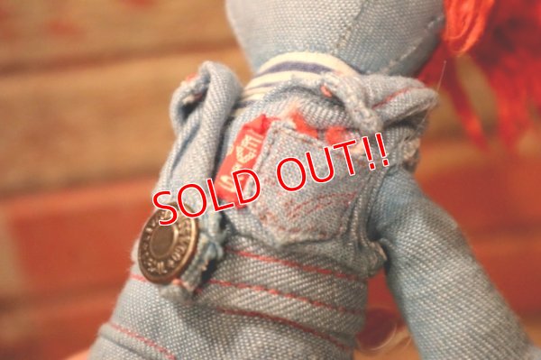 画像3: ct-241008-82 LEVI'S / Knickerbocker 1970's Denim Rag Doll Boy