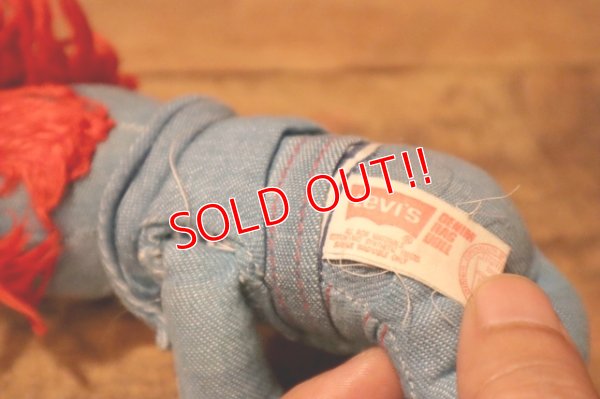 画像10: ct-241008-82 LEVI'S / Knickerbocker 1970's Denim Rag Doll Boy