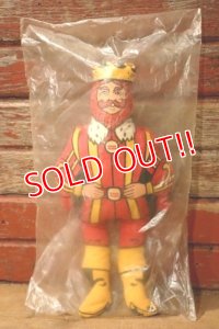 ct-241027-16 BURGER KING / The King 1970's Pillow Doll【MIB】