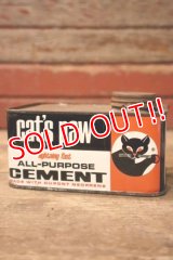 dp-241106-15 CAT'S PAW RUBBER CO., INC. 1960's ALL-PURPOSE CEMENT CAN