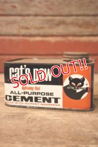 dp-241106-15 CAT'S PAW RUBBER CO., INC. 1960's ALL-PURPOSE CEMENT CAN