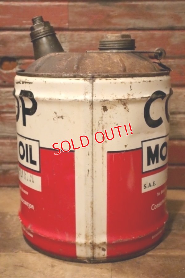 画像4: dp-240911-47 CO-OP / 1960's 5 U.S. GALLONS MOTOR OIL CAN