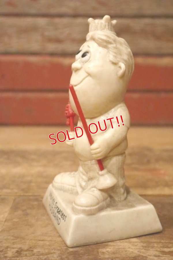 画像3: ct-220901-15 R & W BERRIES 1970 Message Doll "World's Greatest HUSBAND"