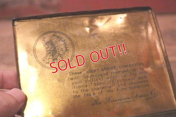 画像8: dp-241106-13 LUCKY STRIKE / 1940's Tin can