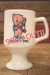 kt-241106-03 Porky Pig / FEDERAL 1970's Footed Mug