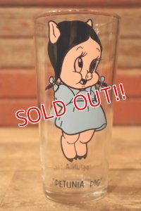 gs-241106-07 Petunia Pig / PEPSI 1973 Collector Series Glass