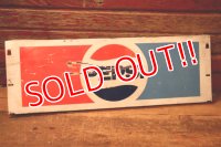 dp-241027-01 PEPSI / 1970's-1980's Metal Sign