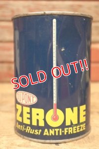 dp-240508-58 DU PONT / ZERONE anti-freeze ANTI-RUST One U.S. Quart Can