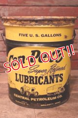 dp-240101-43 Cen-Pe-Co LUBRICANTS / 1970's-1980's 5 U.S.GALLONS Oil Can