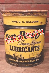 dp-240101-43 Cen-Pe-Co LUBRICANTS / 1970's-1980's 5 U.S.GALLONS Oil Can