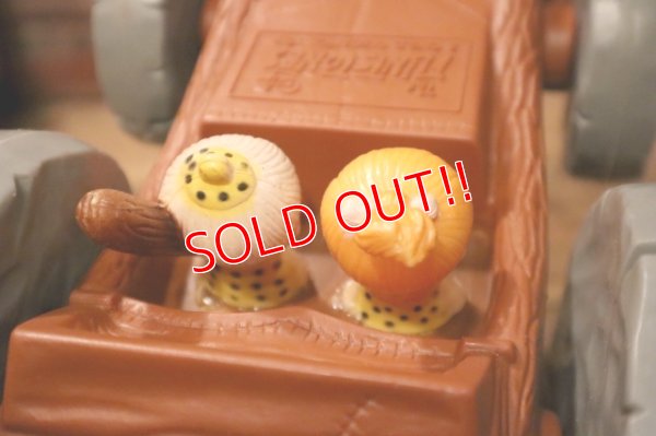 画像9: ct-241008-66 The Flintstones / Child Guidance 1976 Flip Pull Car Toy