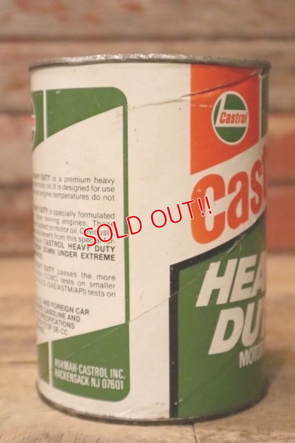 画像5: dp-240207-18 Castrol GTX / One U.S. Quart Motor Oil Can
