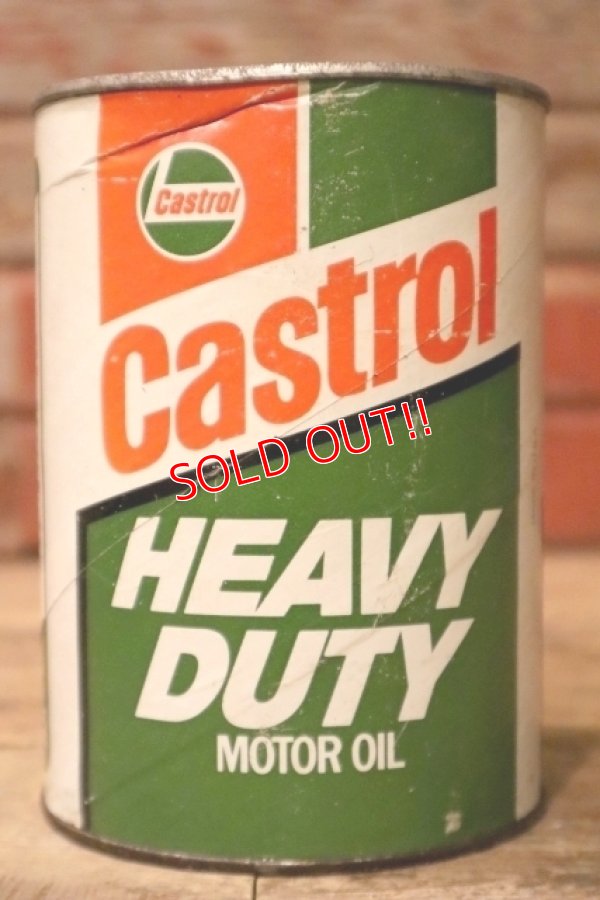 画像3: dp-240207-18 Castrol GTX / One U.S. Quart Motor Oil Can