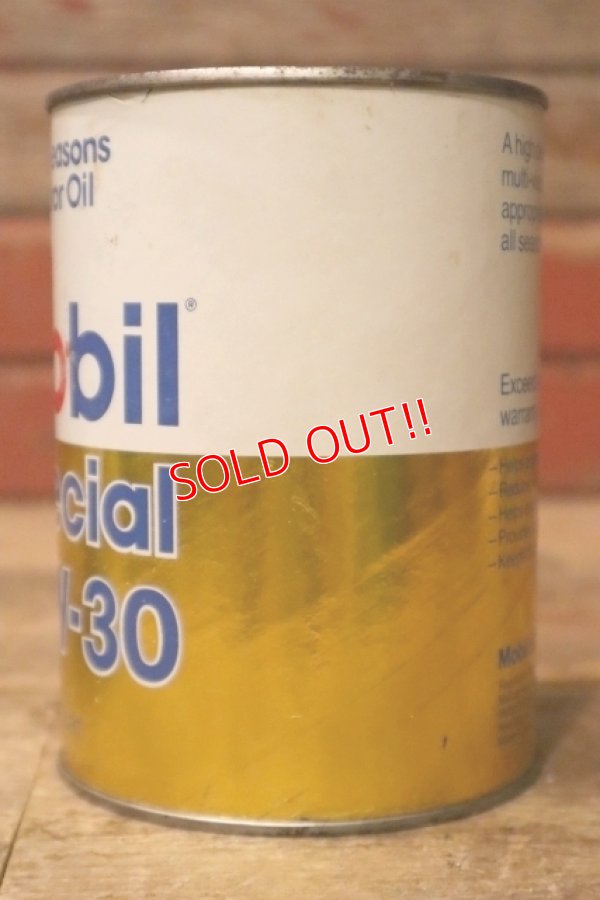 画像4: dp-240207-18 Mobil / Special 10W-30 One U.S. Quart Motor Oil Can