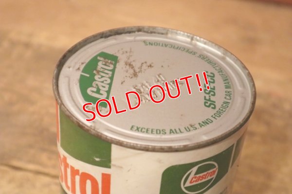 画像7: dp-240207-18 Castrol GTX / One U.S. Quart Motor Oil Can