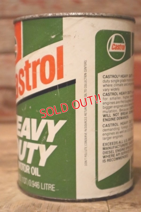 画像6: dp-240207-18 Castrol GTX / One U.S. Quart Motor Oil Can