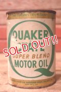dp-240207-18 QUAKER STATE / 1970's SUPER BLEND MOTOR OIL One U.S. Quart Can