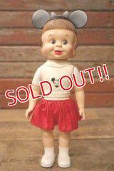 ct-241008-33 Mickey Mouse Club / 1950's Mouseketeer Girl Doll