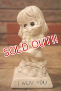 ct-220901-15 WALLACE BERRIE & Co 1973 Message Doll "I WUB YOU"