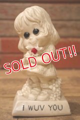 ct-220901-15 WALLACE BERRIE & Co 1973 Message Doll "I WUB YOU"