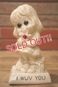 ct-220901-15 WALLACE BERRIE & Co 1973 Message Doll "I WUB YOU"