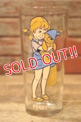 gs-230601-08 The Rescuers / Penny PEPSI 1977 Collectors Series Glass