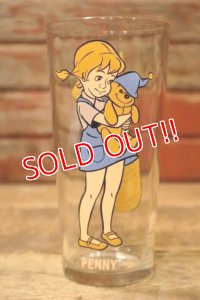 gs-230601-08 The Rescuers / Penny PEPSI 1977 Collectors Series Glass