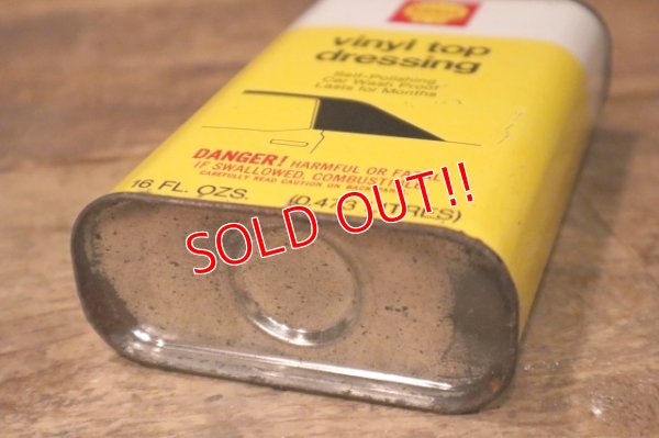 画像7: dp-240207-07 Shell / 1960's〜 vinyl top dressing One Pint Can