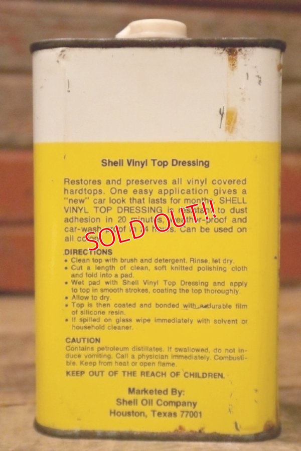 画像3: dp-240207-07 Shell / 1960's〜 vinyl top dressing One Pint Can
