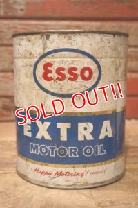 dp-241225-05 HUMBLE OIL & REFINING COMPANY / Esso EXTRA MOTOR OIL 1960's 4 U.S. Quarts Can