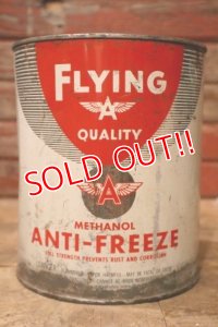 dp-241225-06 TIDEWATER OIL COMPANY / FLYING A ANTI-FREEZE 1960's- 4 U.S. Quarts Can