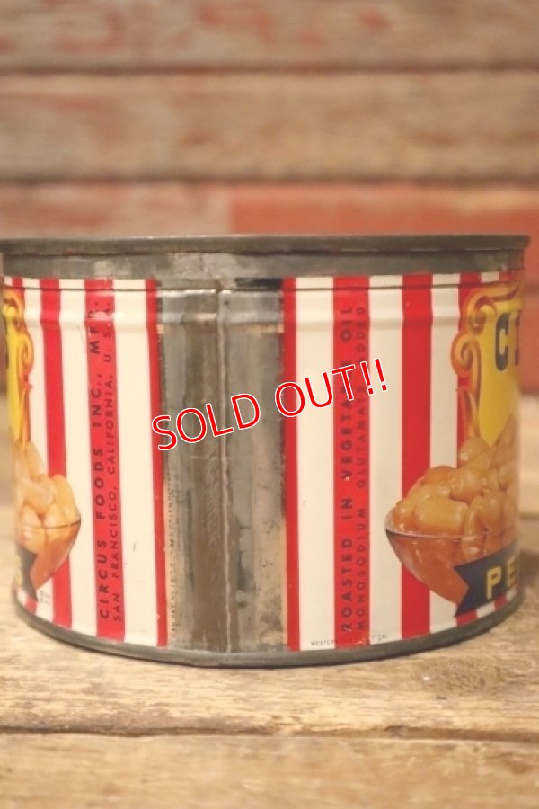 画像5: dp-241230-11 CIRCUS FOODS , INC. / 1950's CIRCUS PEANUTS CAN