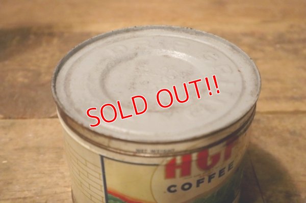 画像8: dp-241225-03 H. D. LEE COMPANY / HGF Brand Coffee 1940's Tin Can