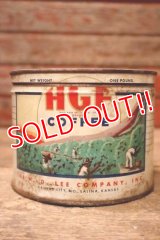 dp-241225-03 H. D. LEE COMPANY / HGF Brand Coffee 1940's Tin Can