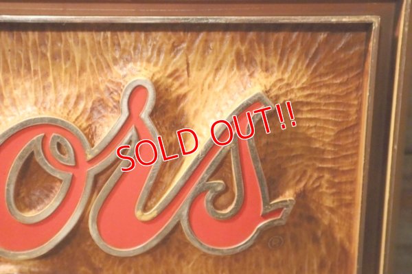 画像3: dp-241230-06 Coors Beer / 1980's Plastic Sign